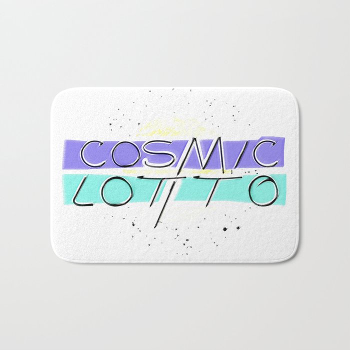 Cosmic Lottery Bath Mat