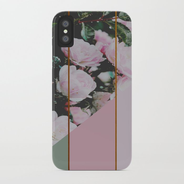 Society6 iPhone Case Pink Roses Palette by ARTbyJWP - Grey and pink aesthetic moodboard