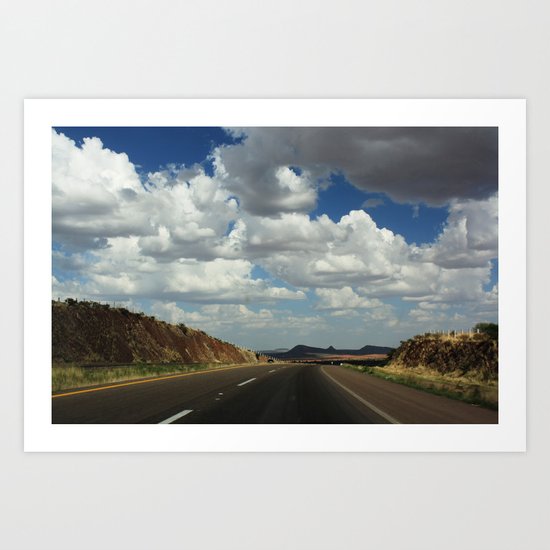 The Road Art Print