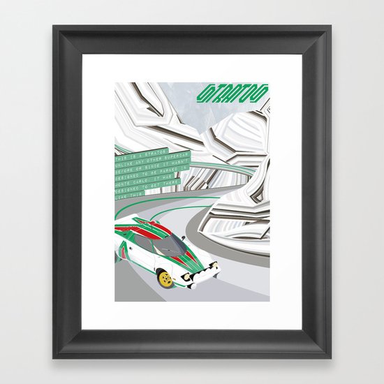 Stratos Framed Art Print