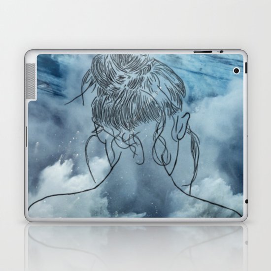 Lonely woman Laptop & iPad Skin