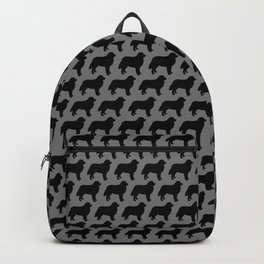 Bernese Mountain Dog Silhouette(s) Backpack