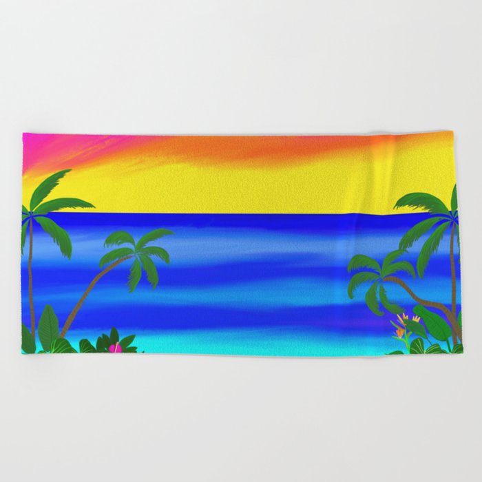 Beach Vibes Beach Towel