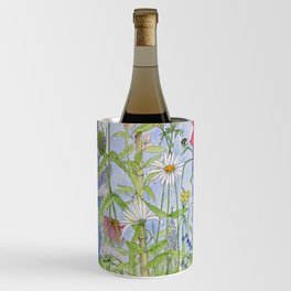 Flowers Alive Watercolor Wine Chiller