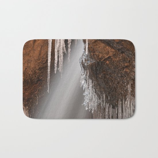 Stream of Frozen Hope Bath Mat