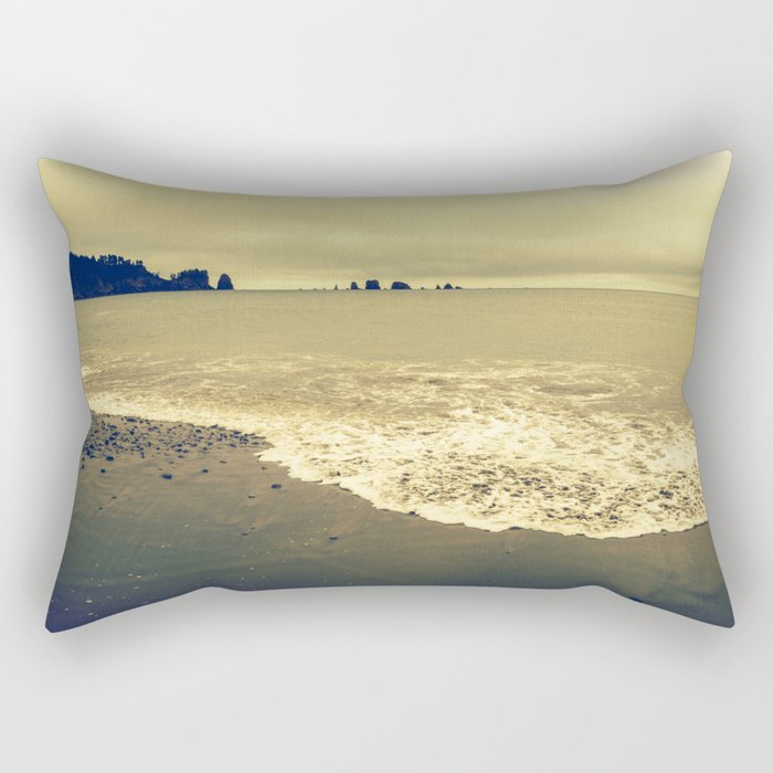 Twilight Beach Rectangular Pillow