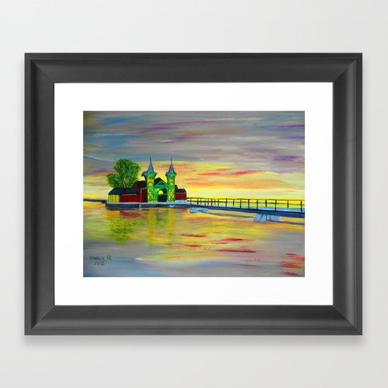 Pier Framed Art Print
