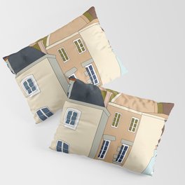 france brittany houses shape art Pillow Sham