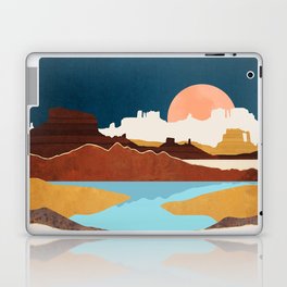 Desert Moon Lake Laptop Skin