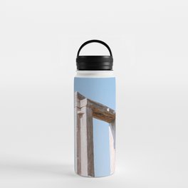 Ancient Portara in Greece | Summer Travel Photography Water Bottle