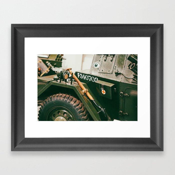 WW2 Tank Framed Art Print