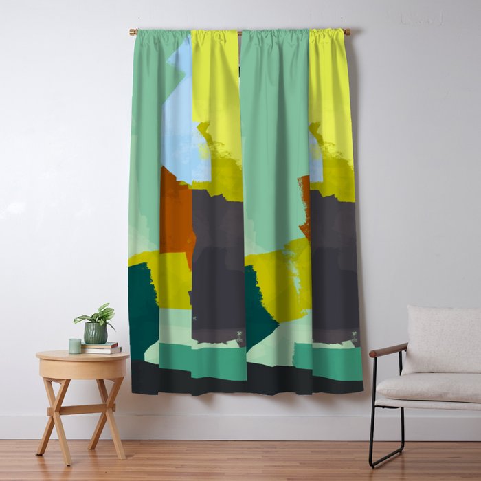 Palette For Young People Blackout Curtain By Monicamoralesartist