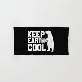 Keep Earth Cool Polar Bear Hand & Bath Towel