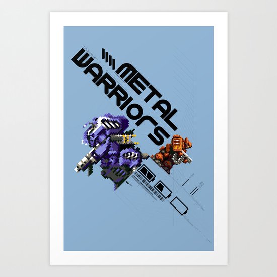 Metal Warriors Art Print