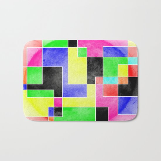 Colour Pieces Bath Mat