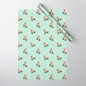 Rock and Rollerskates Wrapping Paper