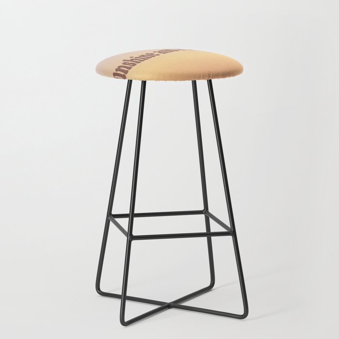 Sunshine and Pink Skies Bar Stool