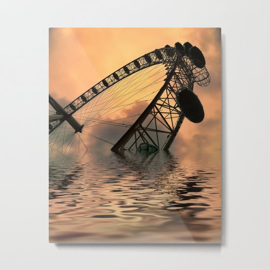 Disaster Metal Print
