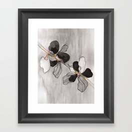Orchid Duet Framed Art Print