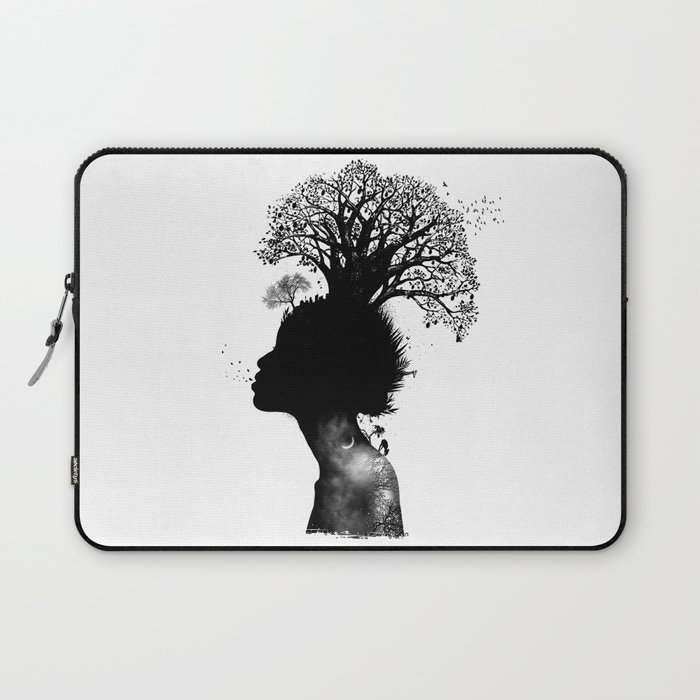 Natural Black Woman Laptop Sleeve By Kravic Society6