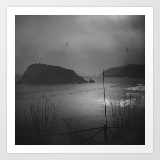 Viaje al sur Art Print