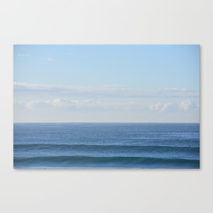 blue lines Canvas Print