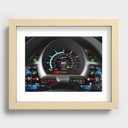 Koenigsegg Agera interior dashboard Recessed Framed Print
