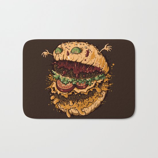 Monster Burger Bath Mat