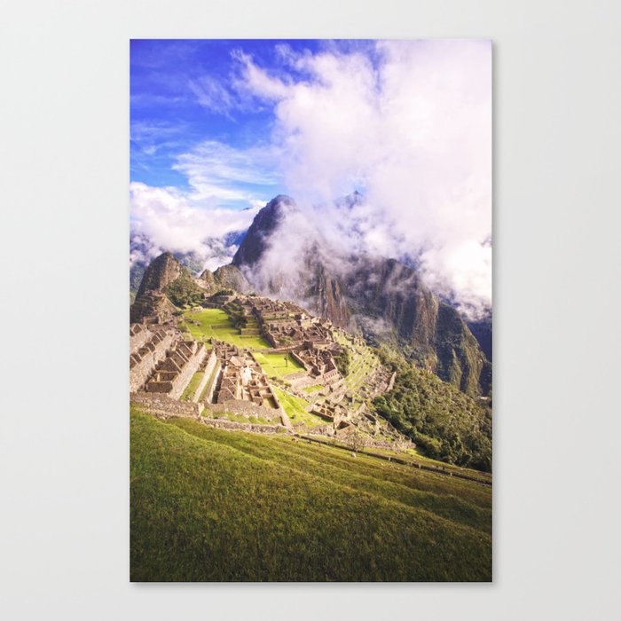 Machu Picchu Incas Lost City Canvas Print