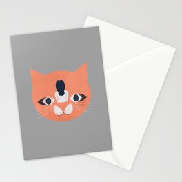 Cat Face Stationery Cards