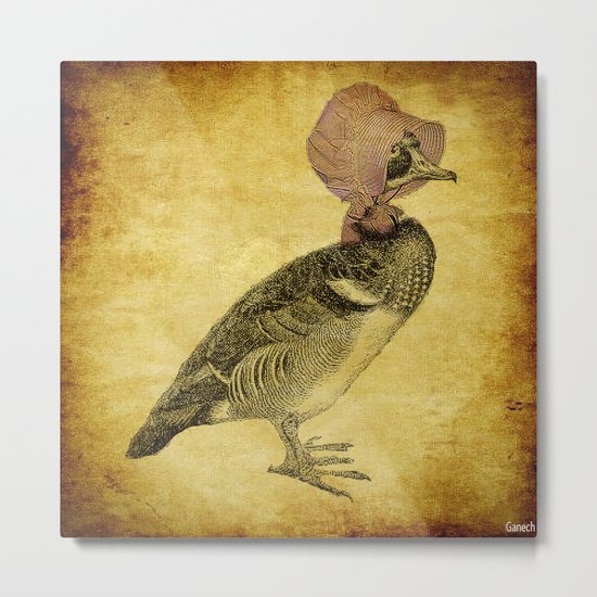 Duck Vintage Metal Print