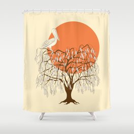 Weeping Willow Shower Curtains For Any, Weeping Willow Shower Curtain