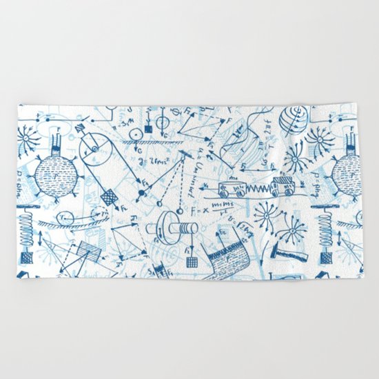 School chemical #4 Beach Towel