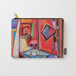 Bewildered, abstract portrait Carry-All Pouch