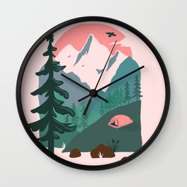 Mountain  Wall Clock