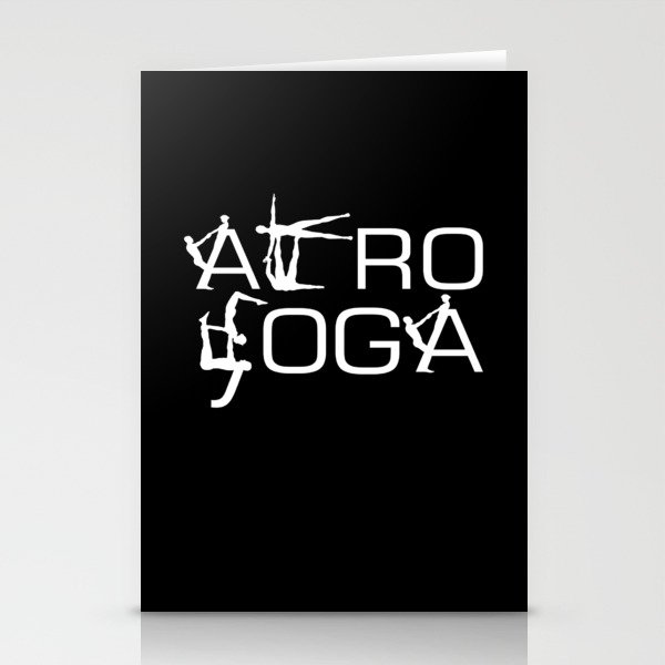 Acroyoga Yoga Meditation Stationery Cards