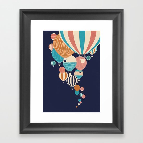 Balloons Framed Art Print