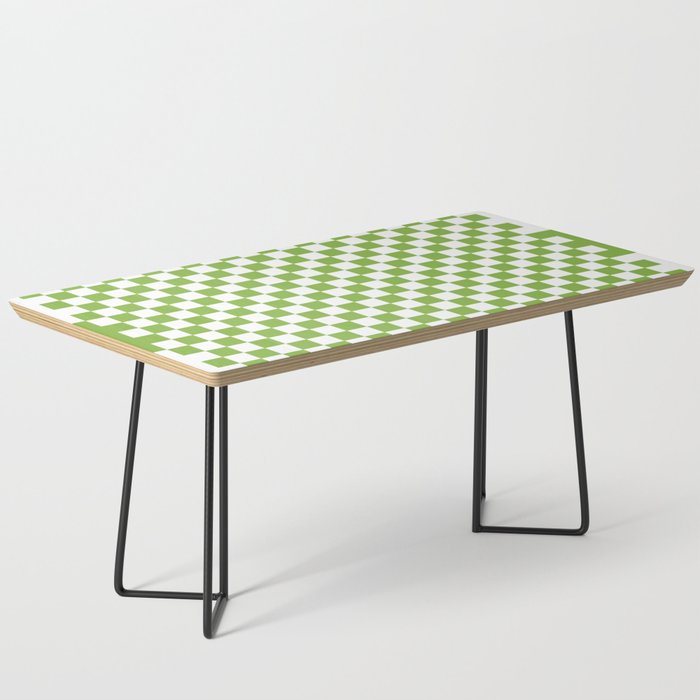 Chequerboard Pattern - Green Coffee Table