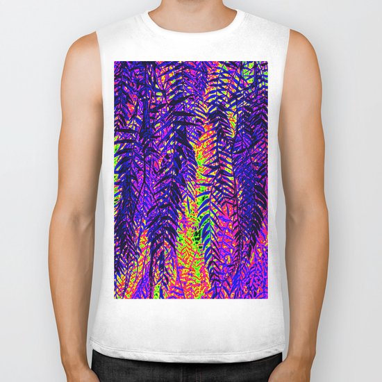 nature abstract Biker Tank