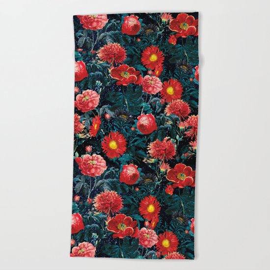 NIGHT FOREST XIX Beach Towel