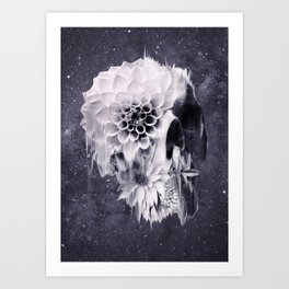 Decay Skull Art Print