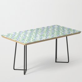 Organic Matisse Shapes on Hand-drawn Checkerboard 3.0 Coffee Table