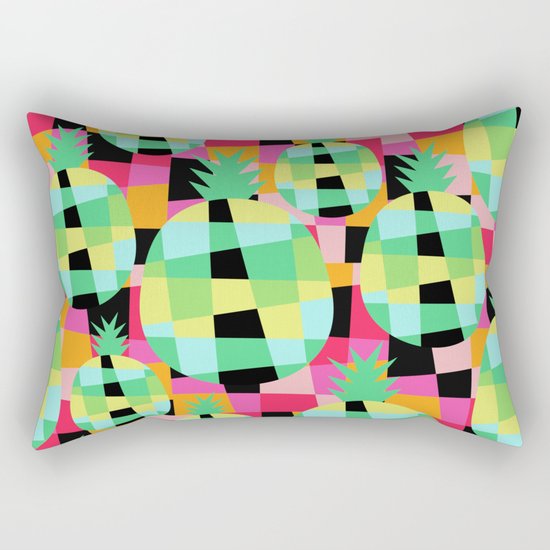 Pop-Pineapple Rectangular Pillow