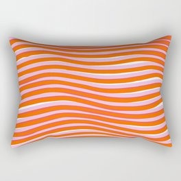 electric zebra stripes Rectangular Pillow