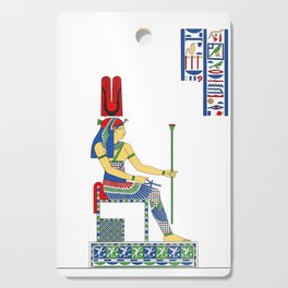 Hathor - a goddess in ancient Egypt Cutting Board