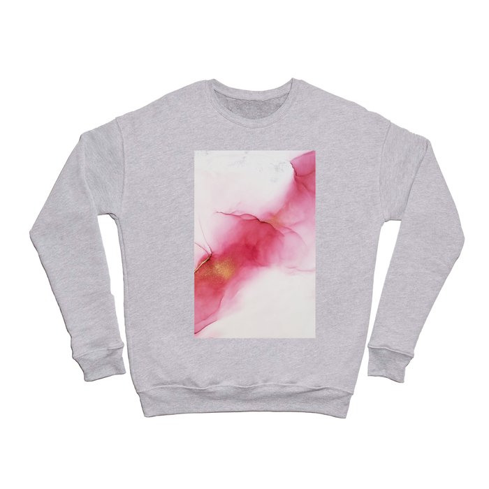 Petals - Flowing Abstract Painting Crewneck Sweatshirt