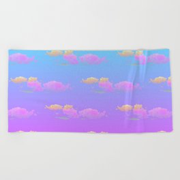 Cloud Candy Beach Towel