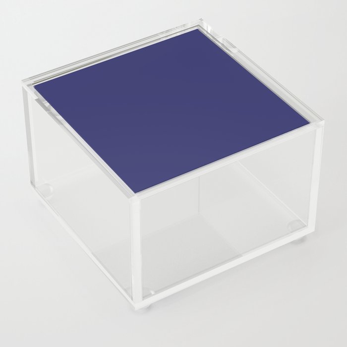 Deep Breath Blue Acrylic Box