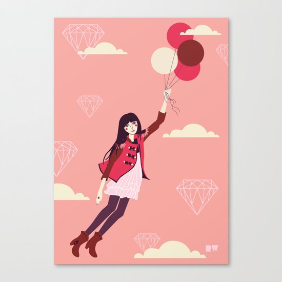 Lucy in the Sky Canvas Print