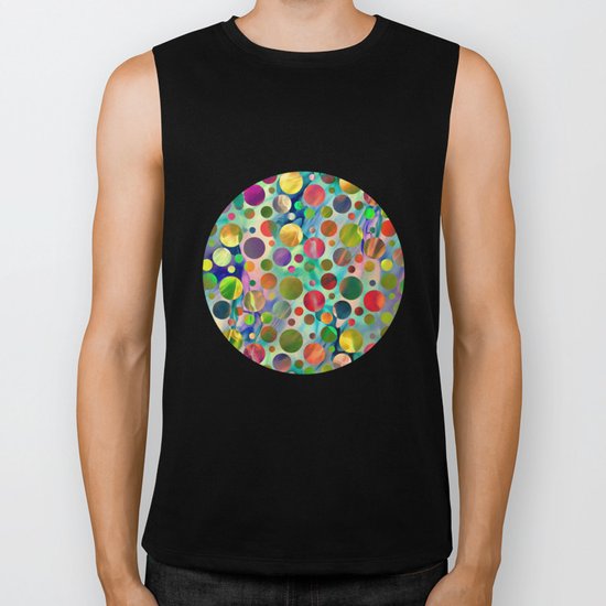 Joyful Dots Biker Tank